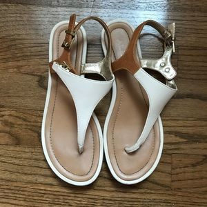 Aldo tan & cream summer sandals